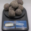 one pound of huckleberry gold seed tubers on a scale